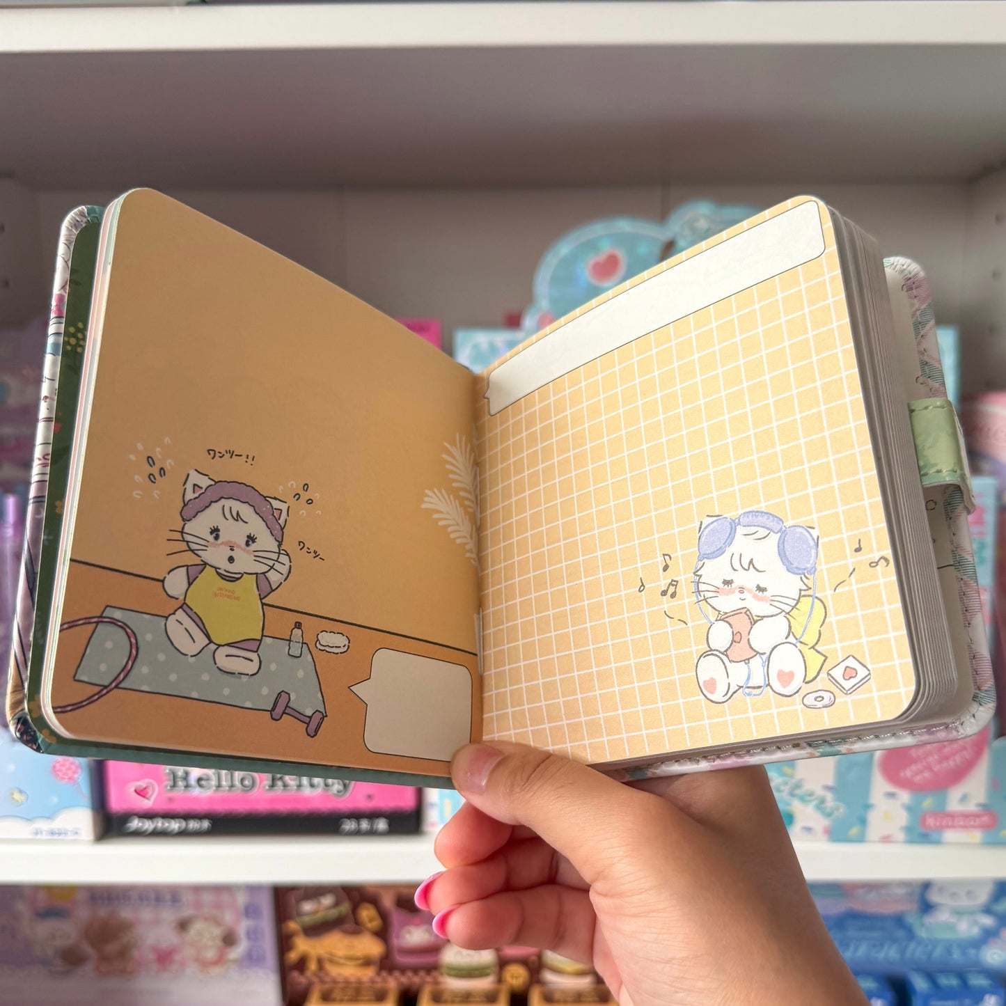 Mikko illustrations Garden Family Small Magnet Strap Notebook Journal