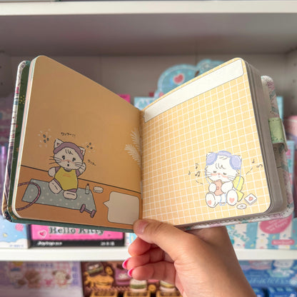Mikko illustrations Garden Family Small Magnet Strap Notebook Journal