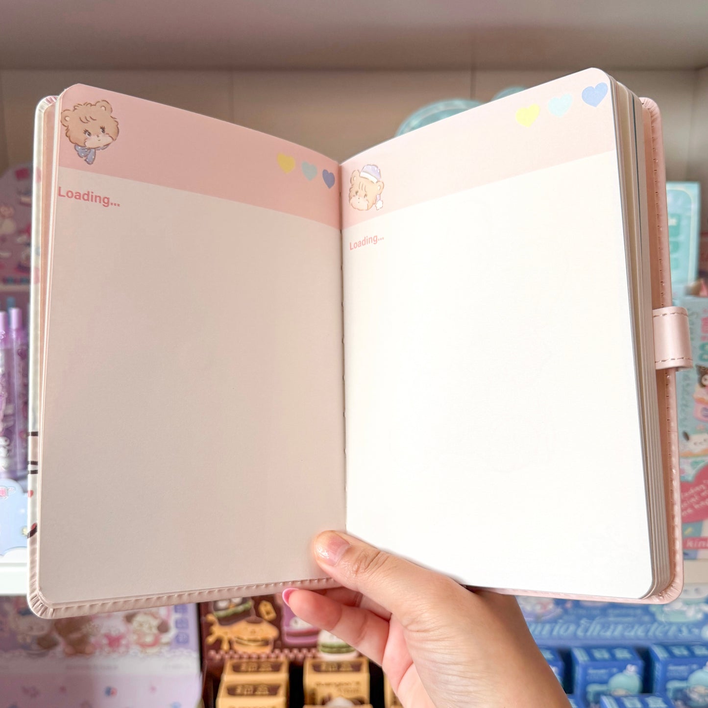 Mikko illustrations Latte A5 Magnet Strap Notebook Journal