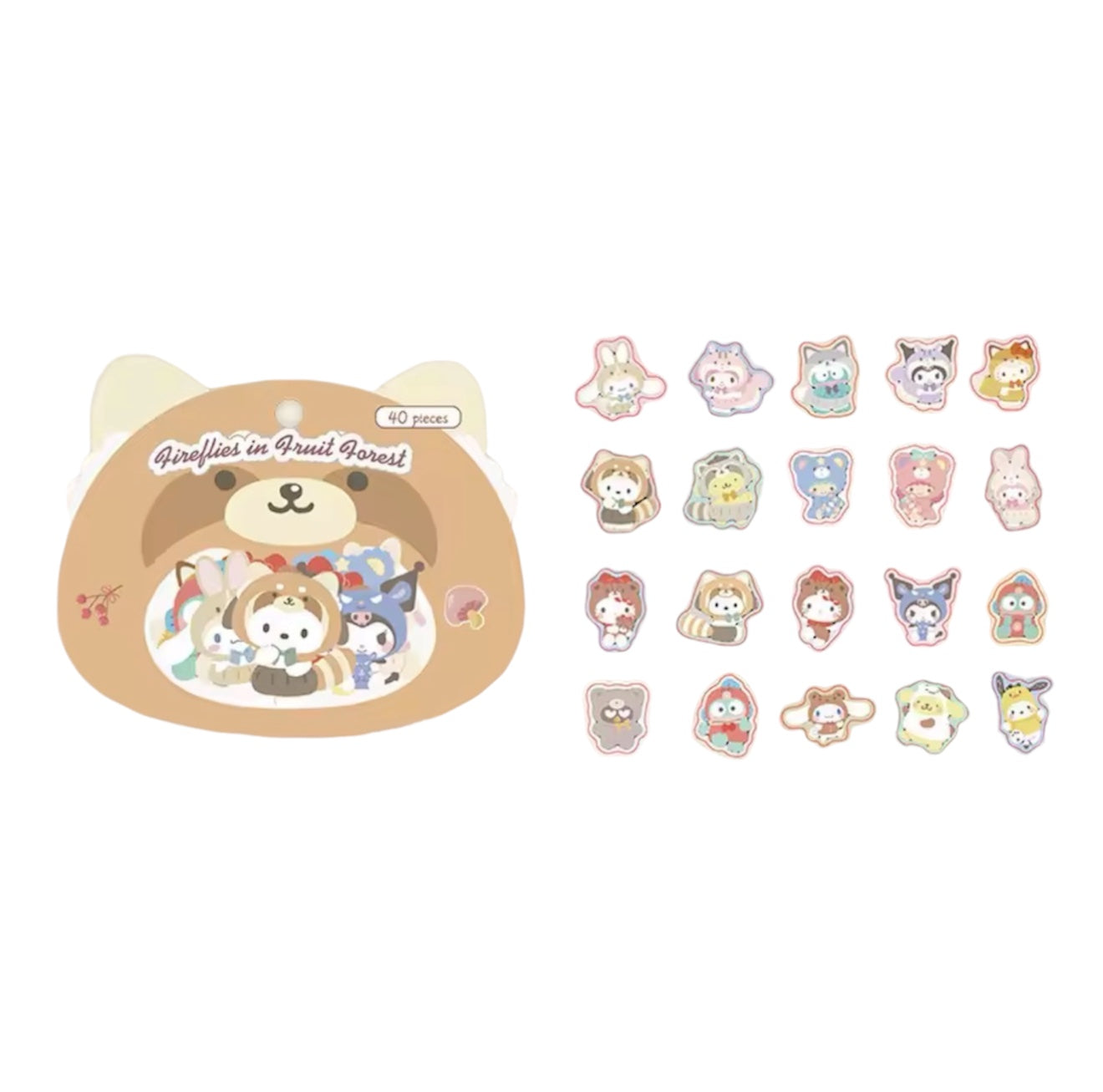 Sanrio Characters Forest Sticker Flakes