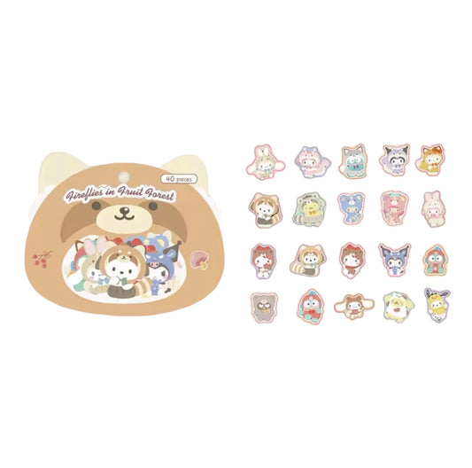 Sanrio Characters Forest Sticker Flakes