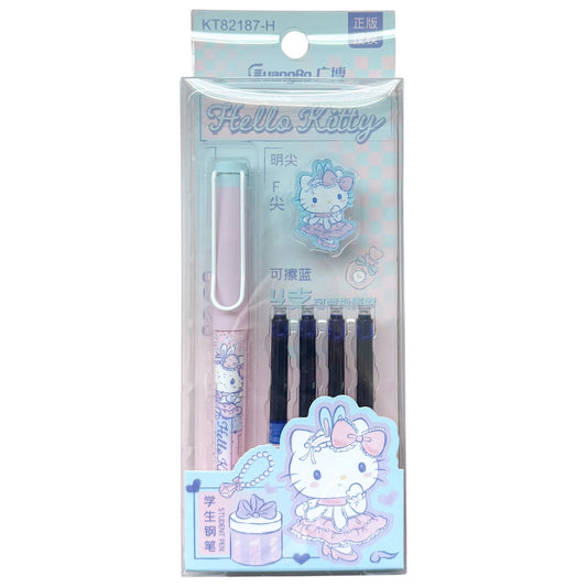 Hello Kitty Fountain Pen With Replacements