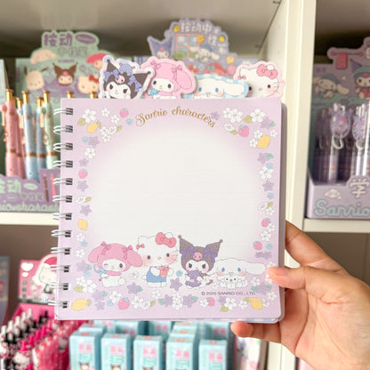 Sanrio Characters Notebook With Tabs