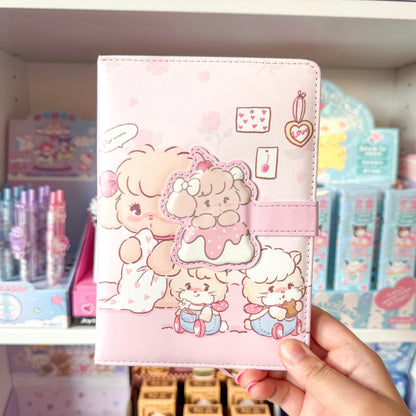 Mikko illustrations Natsu A5 Magnet Strap Notebook Journal