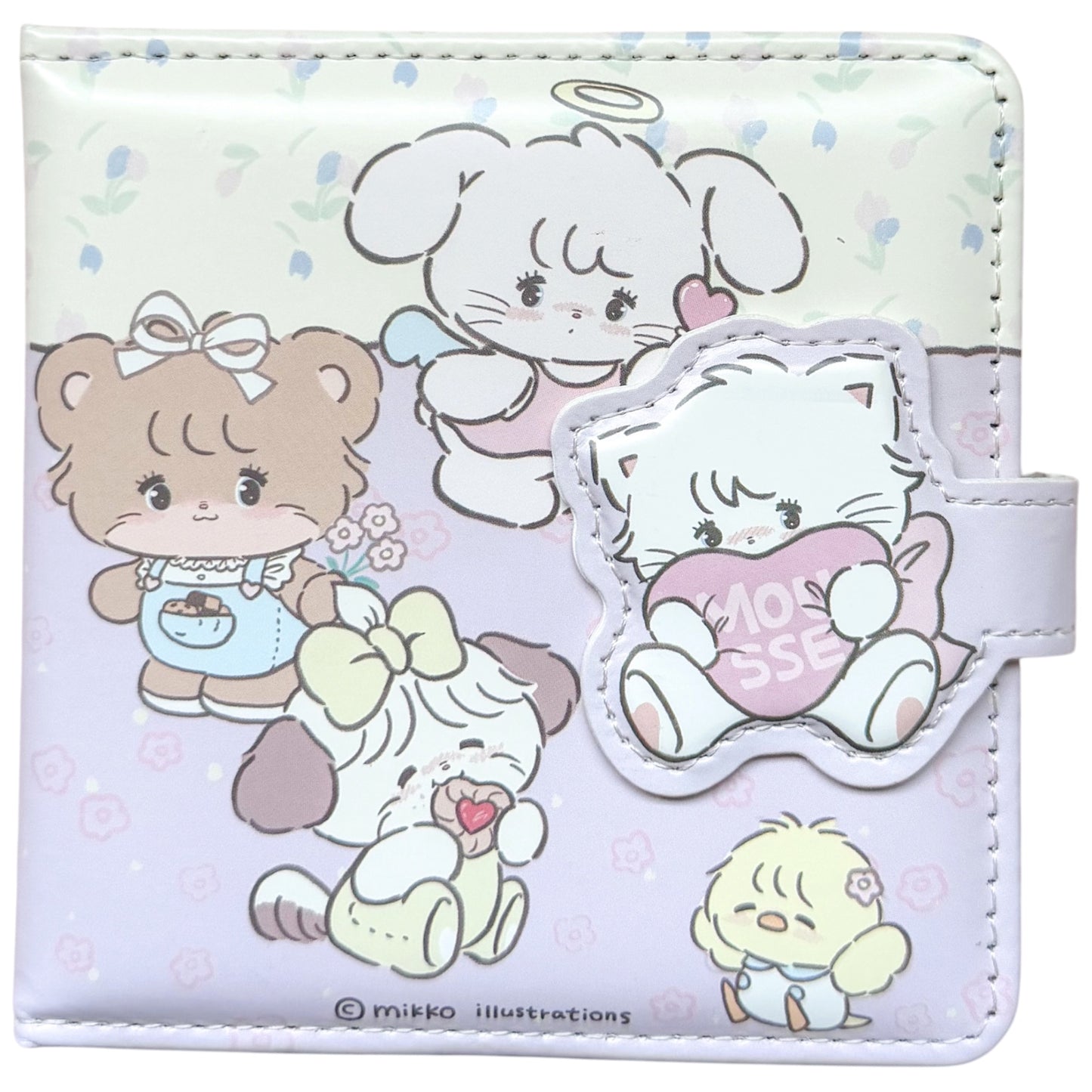 Mikko illustrations Lilac Family Small Magnet Strap Notebook Journal