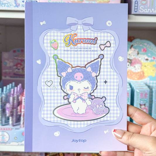 Kuromi Licensed A5 Lined Notebook