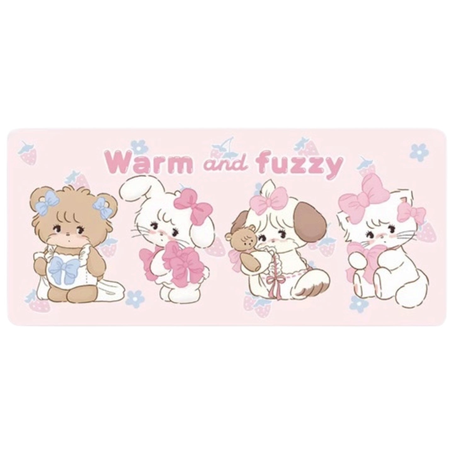 Mikko illustrations Warm & Fussy Large Desk Mat