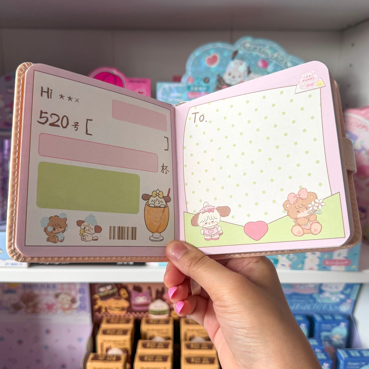 Mikko illustrations Girl’s Day Small Magnet Strap Notebook Journal