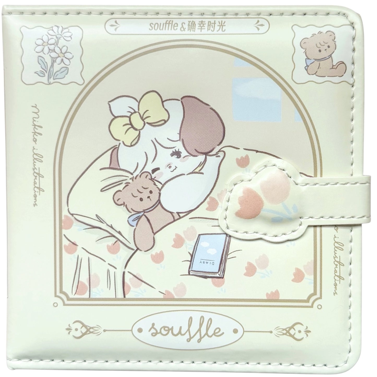 Mikko illustrations Soufflé Small Magnet Strap Notebook Journal