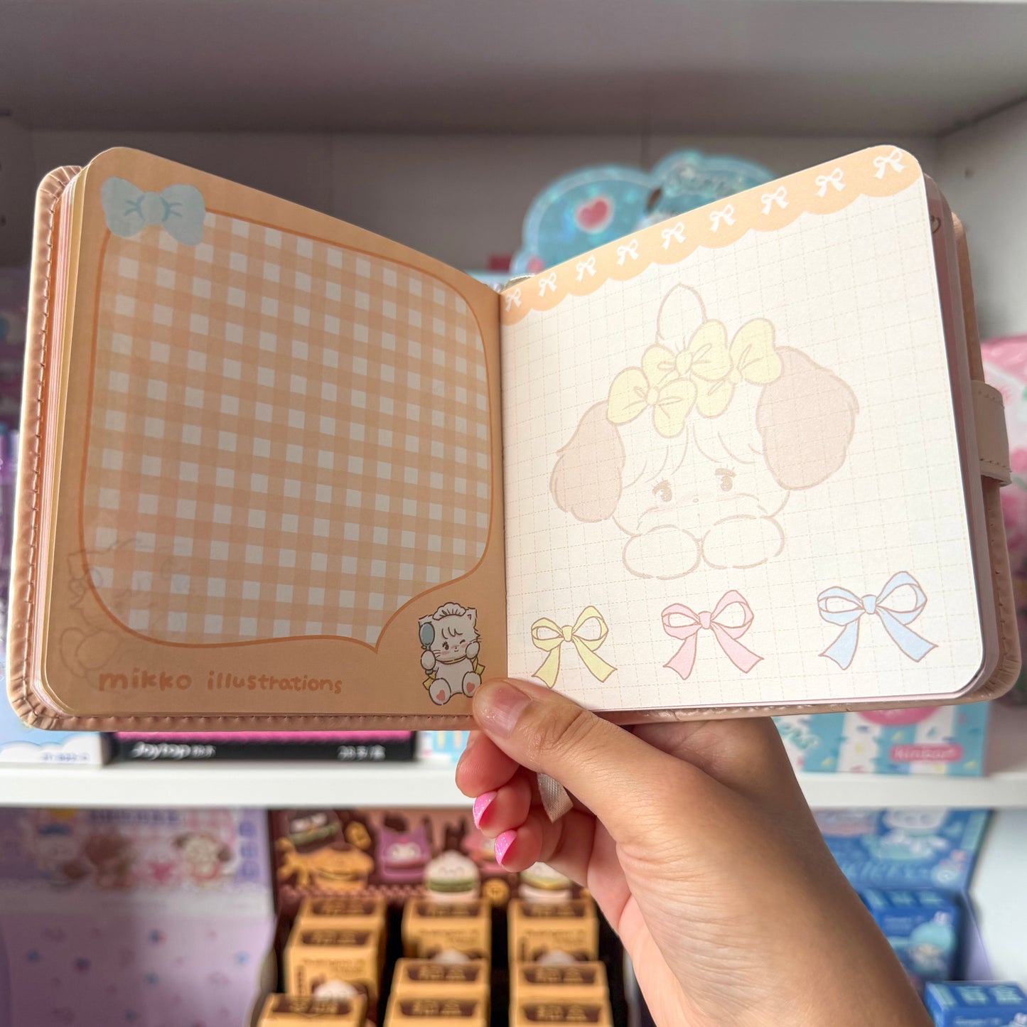 Mikko illustrations Girl’s Day Small Magnet Strap Notebook Journal