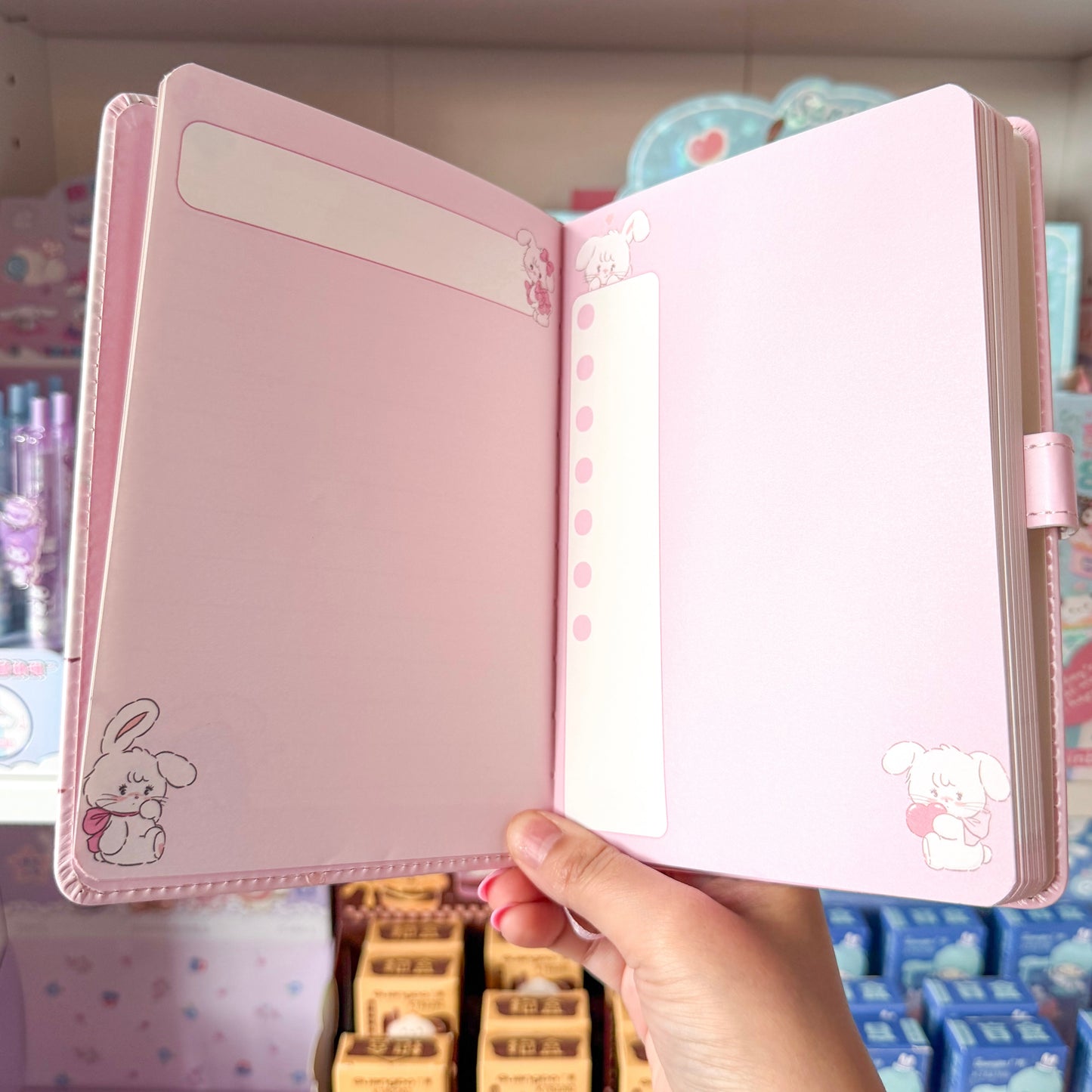 Mikko illustrations Natsu A5 Magnet Strap Notebook Journal