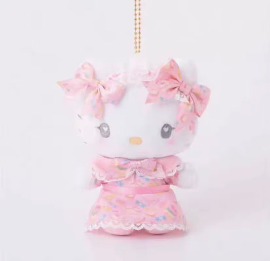 Hello Kitty Lolita Plush Keychain