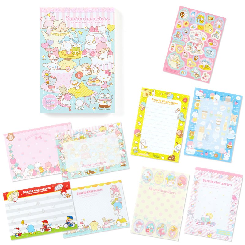Sanrio Characters Notepad With Sticker Sheet