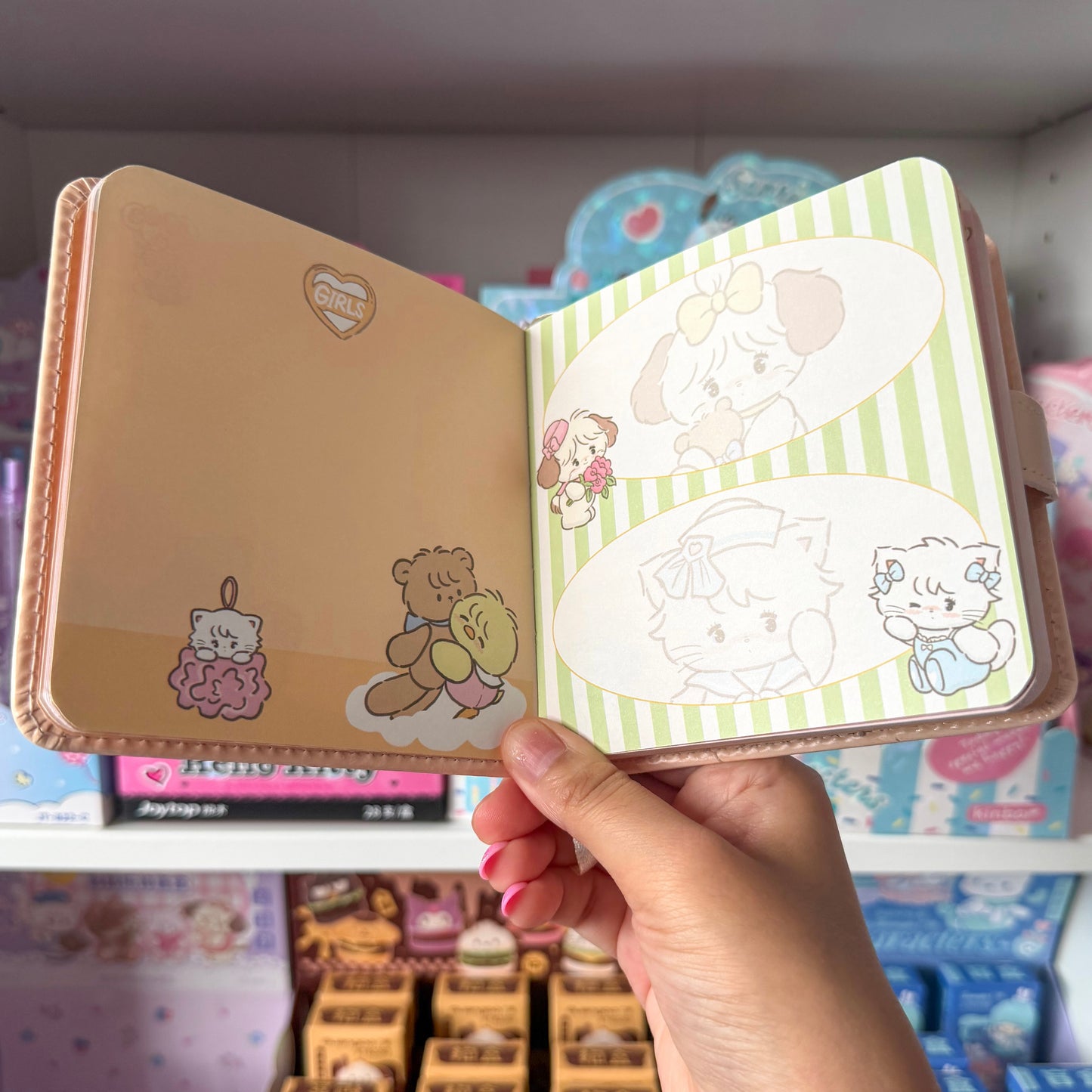 Mikko illustrations Girl’s Day Small Magnet Strap Notebook Journal