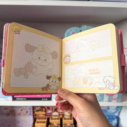 Mikko illustrations Soufflé Baking Small Magnet Strap Notebook Journal