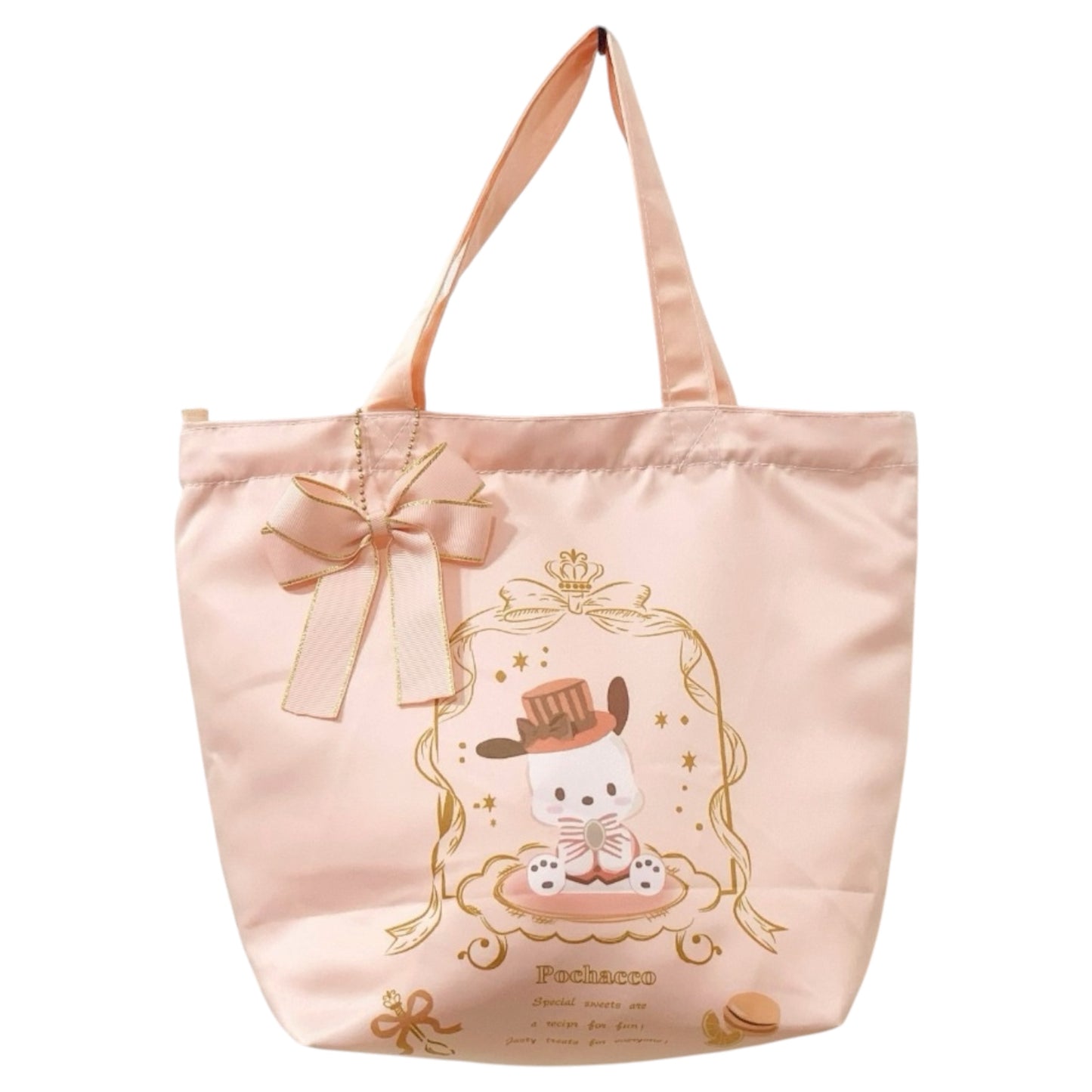 Pochacco Tea Room Silk Tote Bag