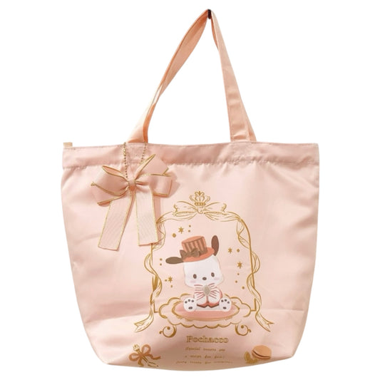Pochacco Tea Room Silk Tote Bag