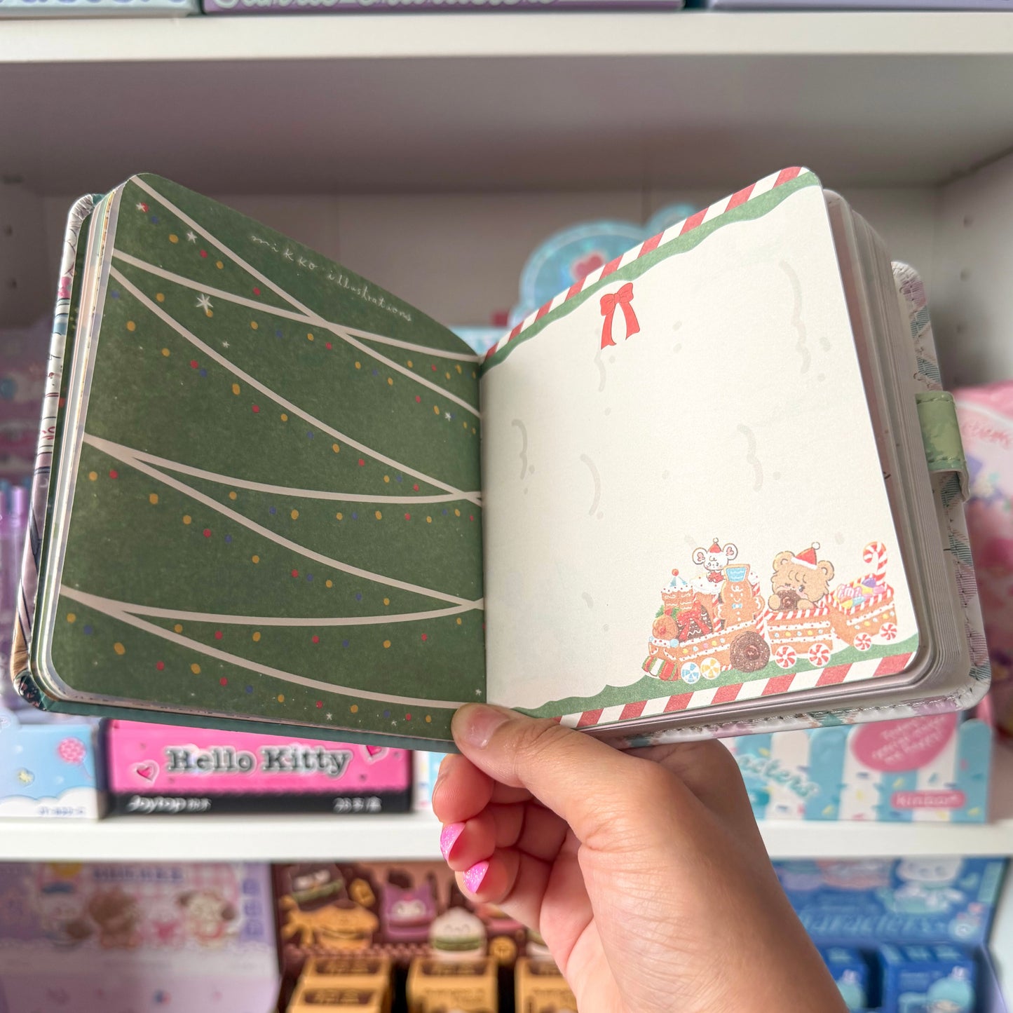 Mikko illustrations Garden Family Small Magnet Strap Notebook Journal