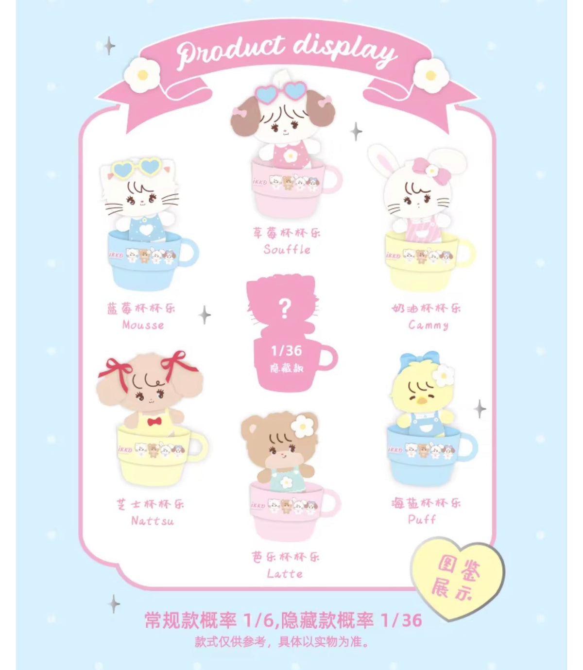 Mikko illustrations Sweetheart Cup Blind Box