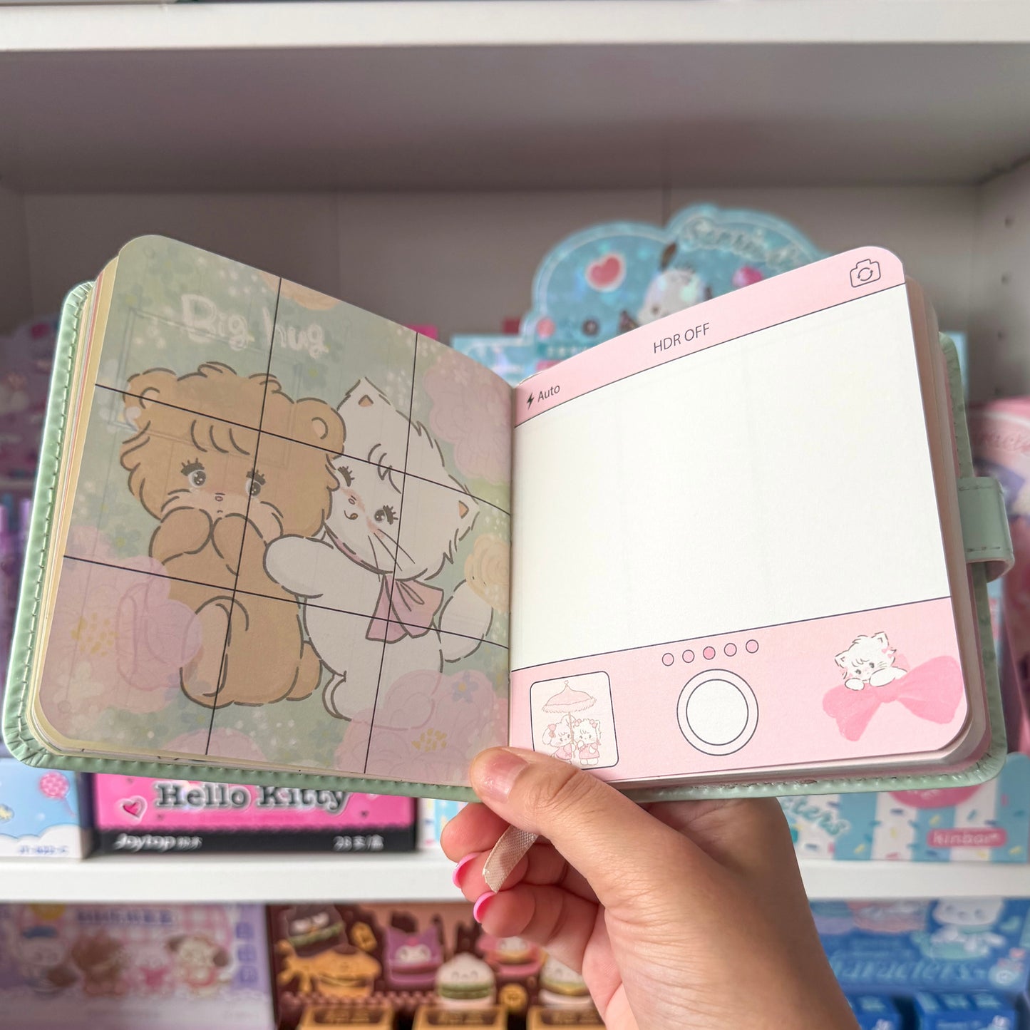 Mikko illustrations Picnic Family Small Magnet Strap Notebook Journal