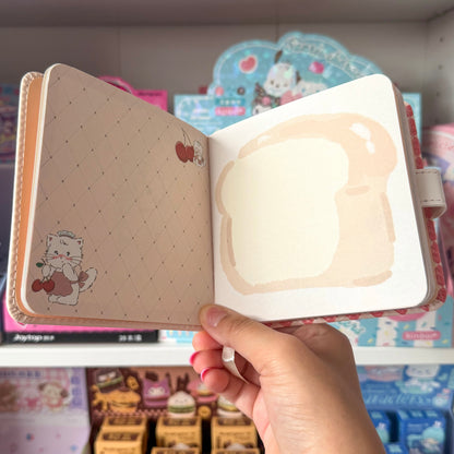 Mikko illustrations Mousse Strawberry Small Magnet Notebook Journal