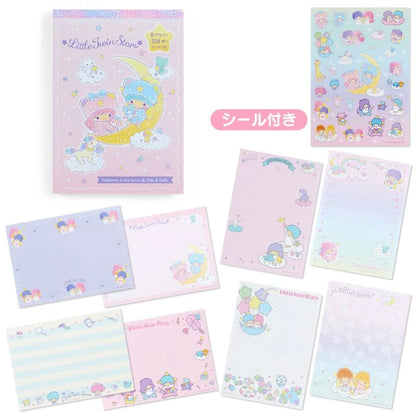 Sanrio Little Twin Stars Notepad With Sticker Sheet