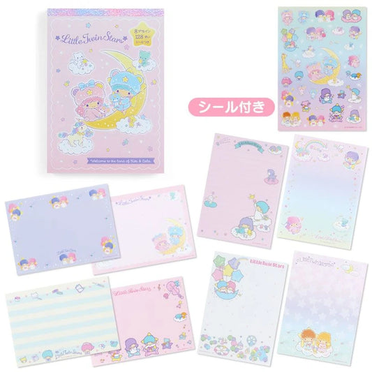 Sanrio Little Twin Stars Notepad With Sticker Sheet