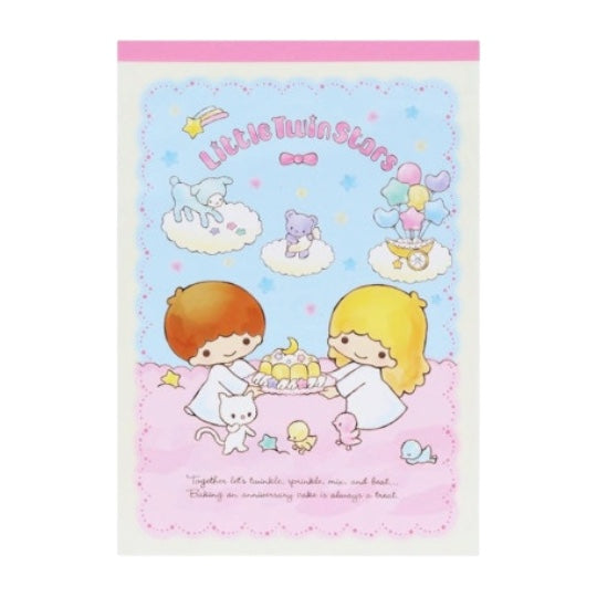 Little Twin Stars Sky Afternoon Notepad (50th Anniversary)