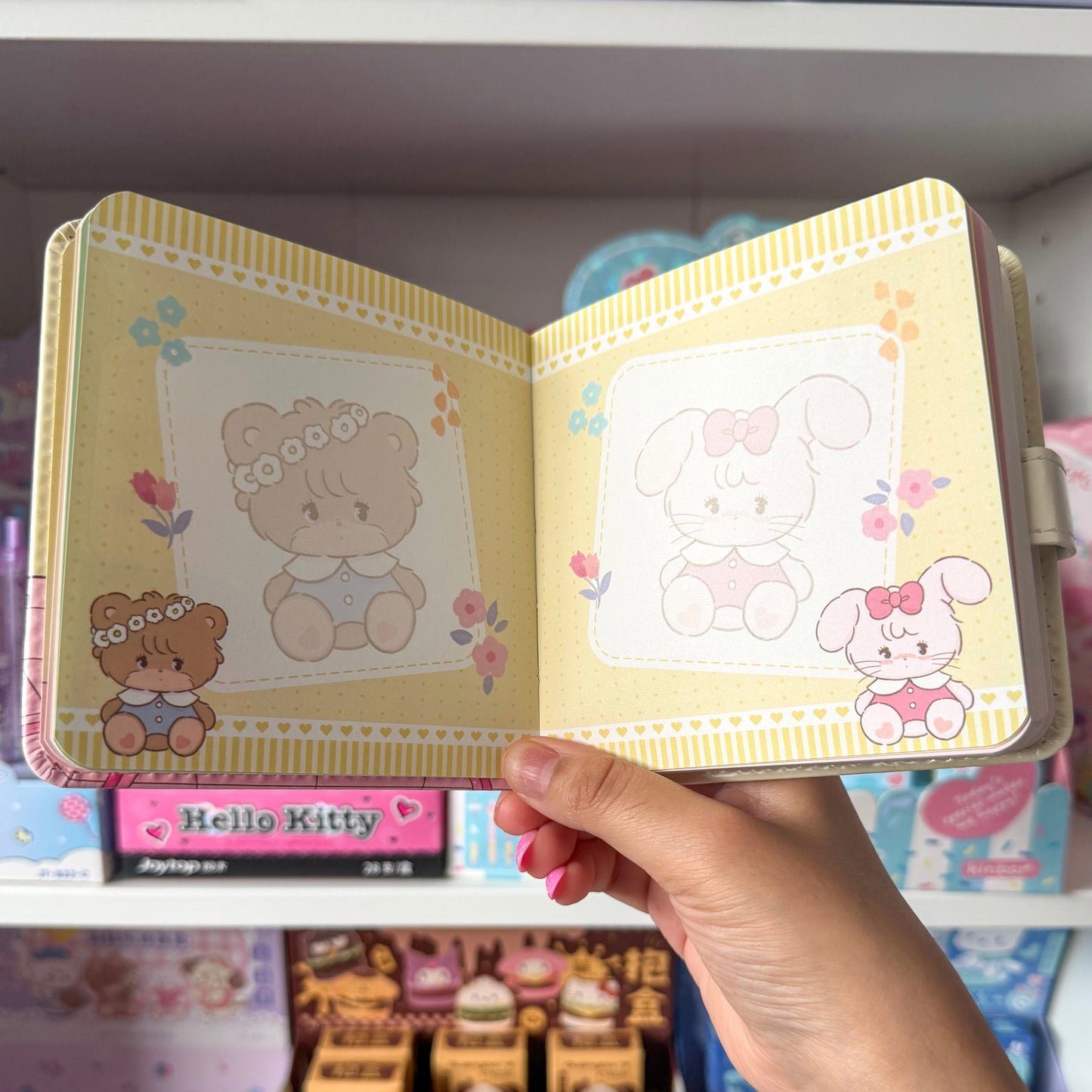 Mikko illustrations Shopping Day Small Magnet Strap Notebook Journal