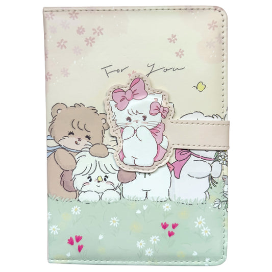 Mikko illustrations Family A5 Magnet Strap Notebook Journal