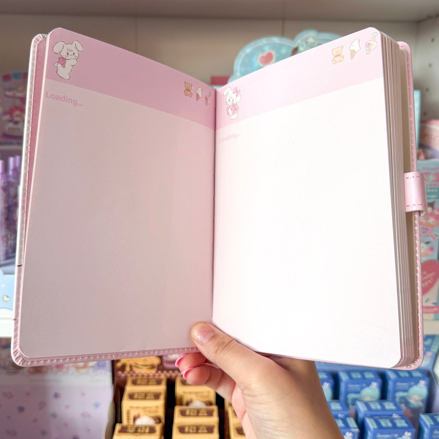 Mikko illustrations Natsu A5 Magnet Strap Notebook Journal