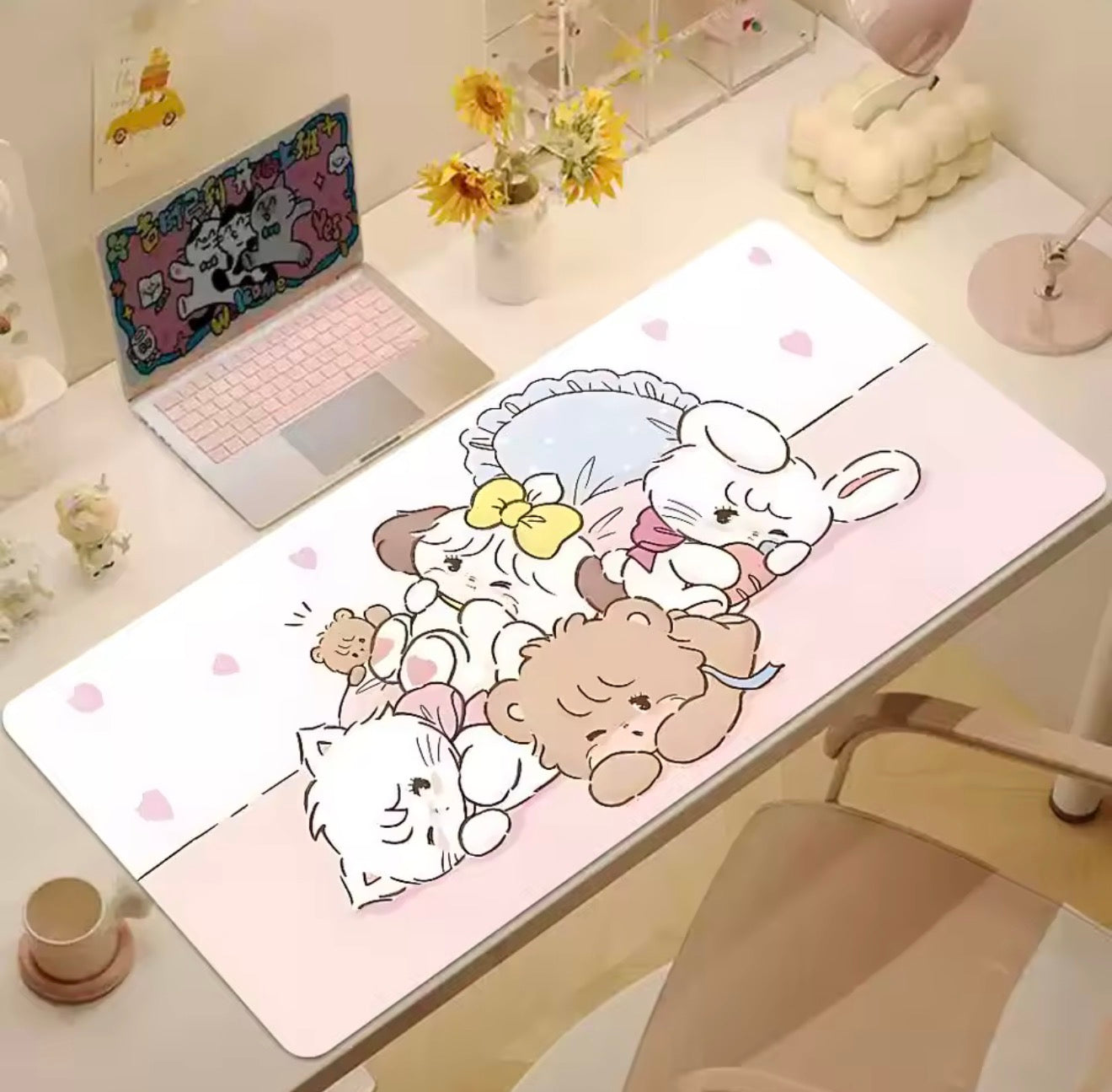Mikko illustrations Family Cozy Large Desk Mat