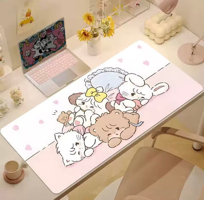 Mikko illustrations Family Cozy Large Desk Mat