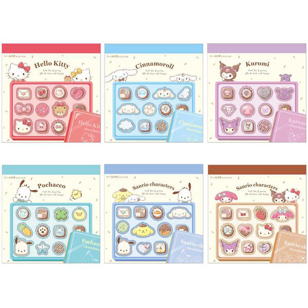 Small Sanrio Characters Notepad With Sticker Sheet
