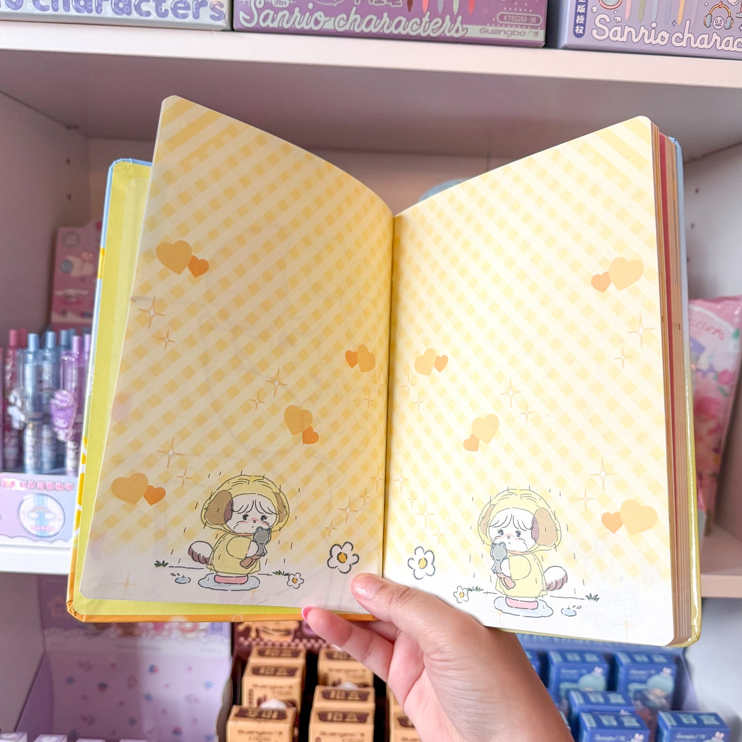 Mikko illustrations Summer Family A5 Hardcover Notebook Journal