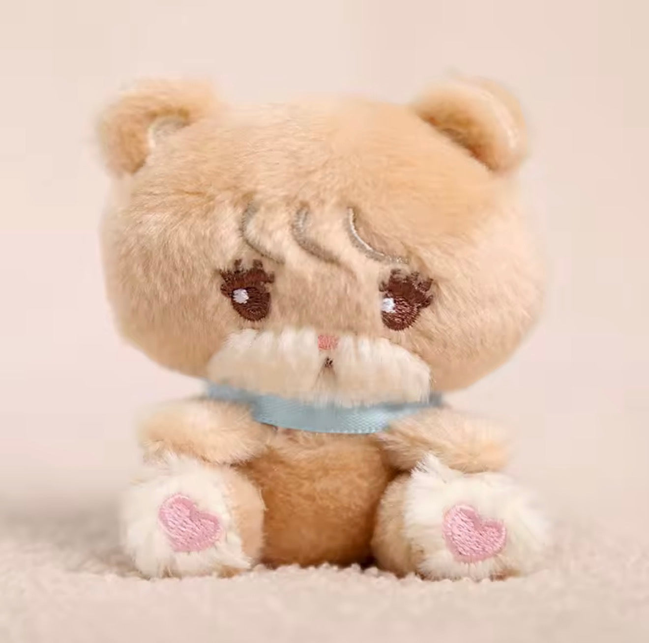 Mikko illustrations Latte Small Plush Keychain Mascot