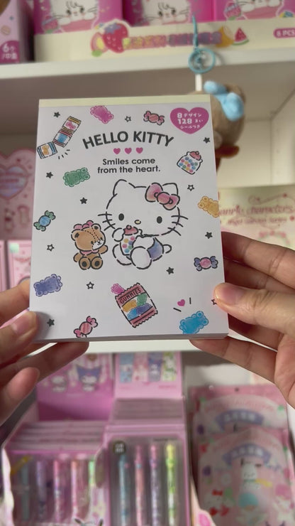 Sanrio Hello Kitty Notepad With Sticker Shest