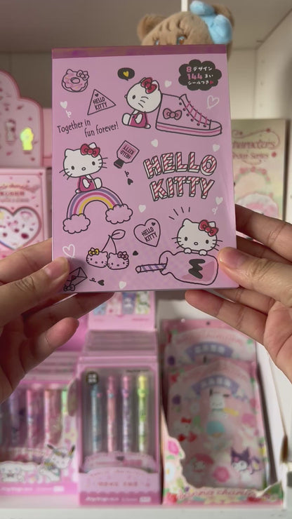 Sanrio Hello Kitty Notepad With Sticker Sheet