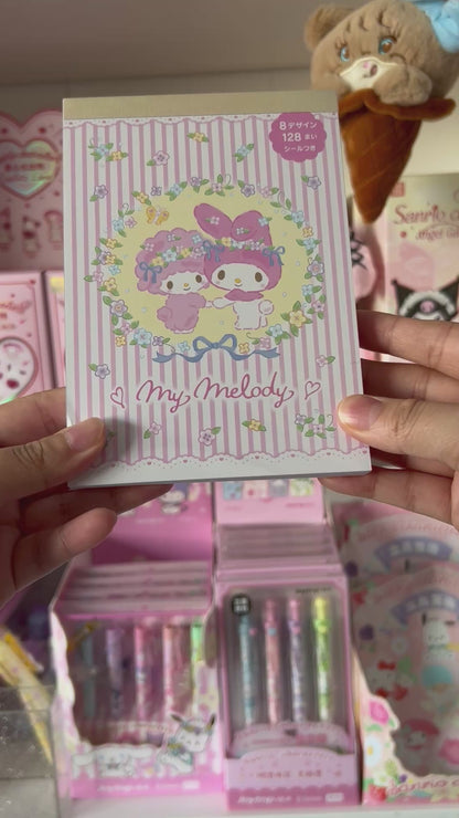 Sanrio My Melody & My Sweet Piano Notepad With Sticker Sheet