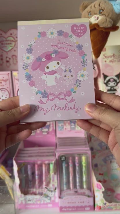 Sanrio My Melody Notepad With Sticker Sheet