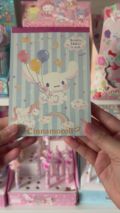 Sanrio Cinnamoroll Notepad With Sticker Sheet