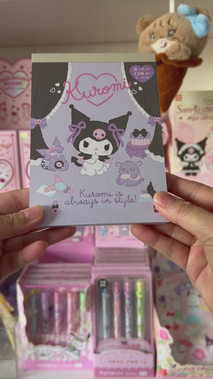 Sanrio Kuromi Notepad With Sticker Sheet